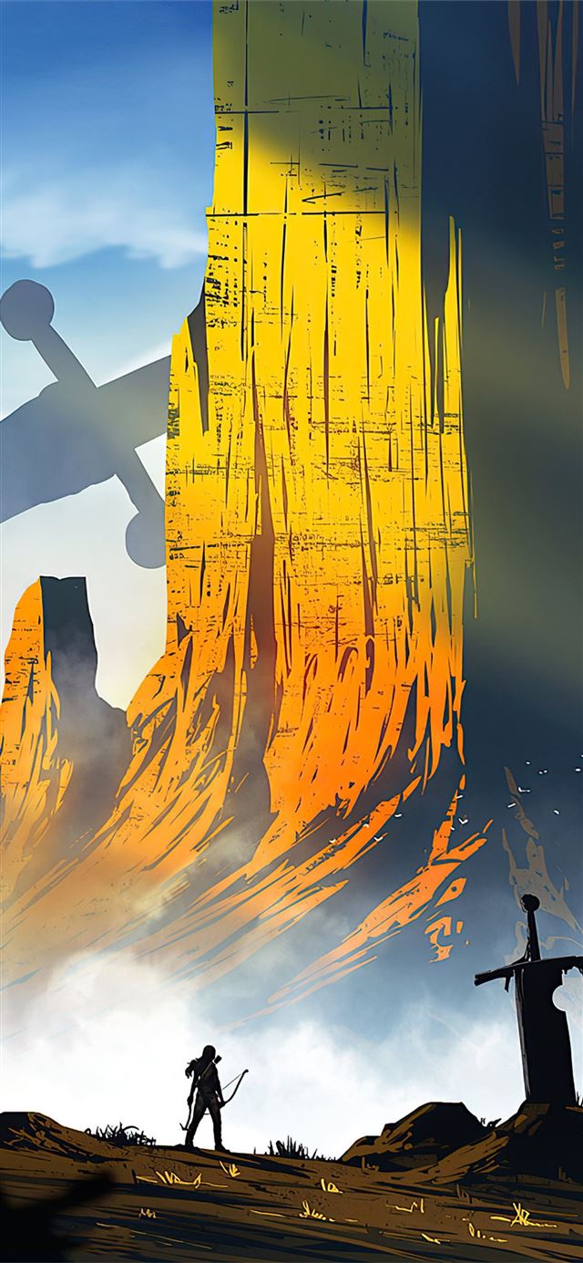 1125x2436 tomb raider game art 4k - 2020 movies iPhone X Wallpaper