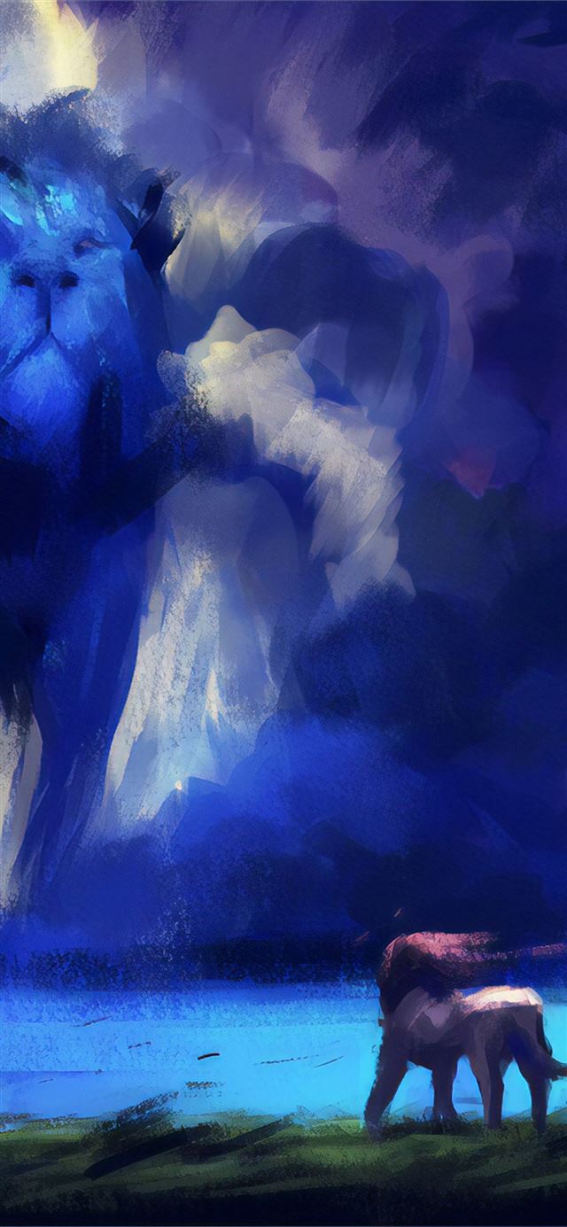 1125x2436 the lion king movie sketch art - artstation iPhone X Wallpaper