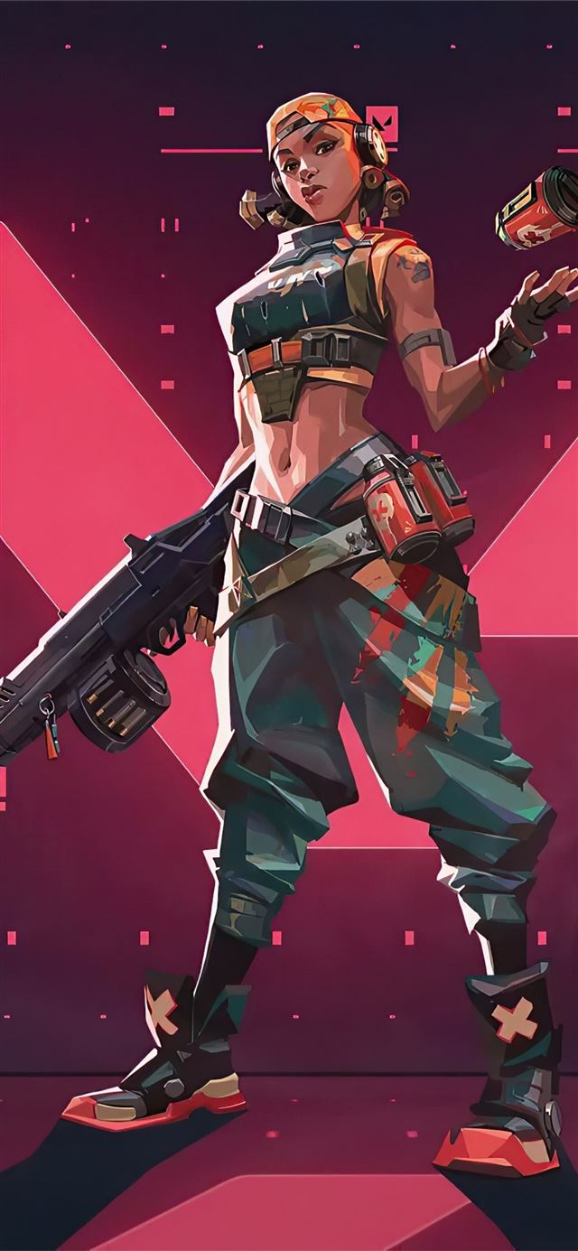 1125x2436 raze valorant 4k - valorant iPhone X Wallpaper