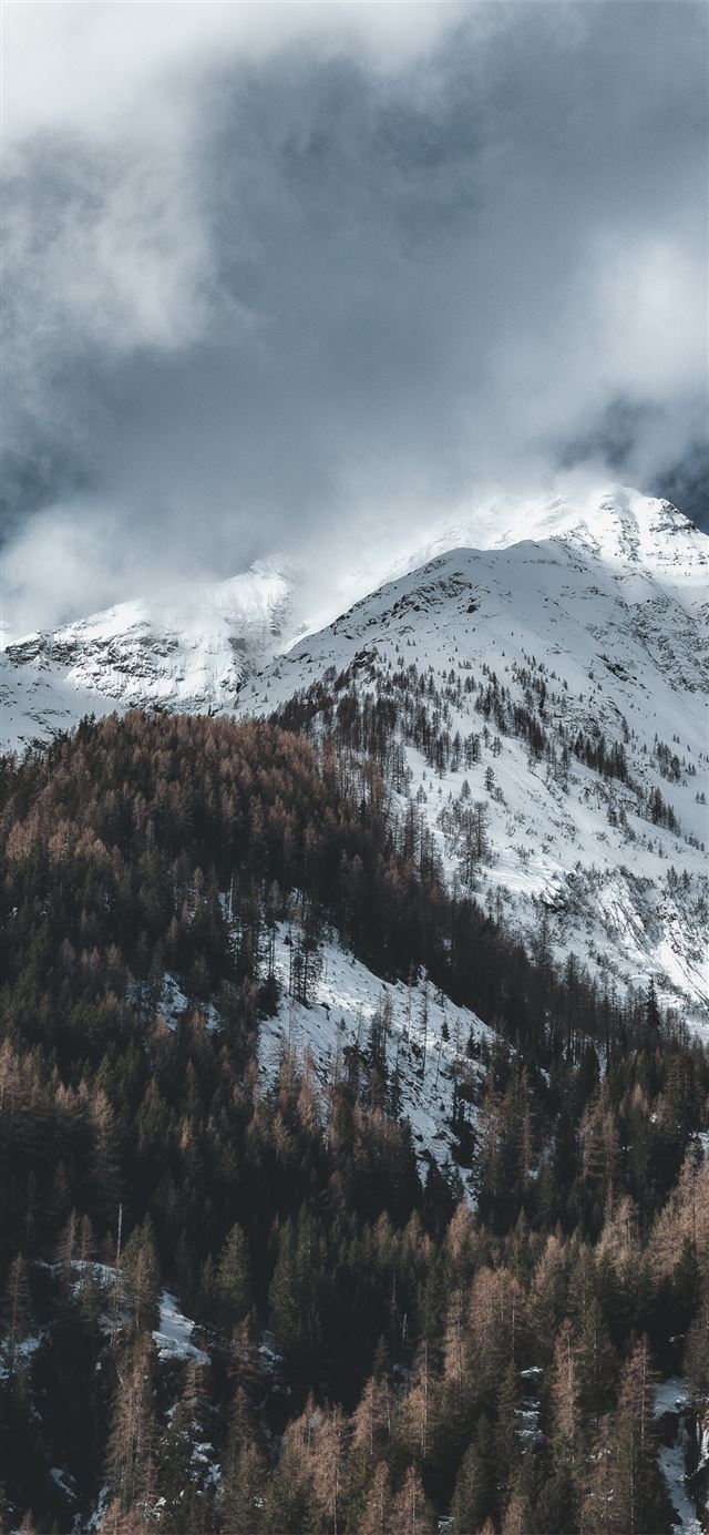 1125x2436 snow capped mountains 5k - snow iPhone X Wallpaper