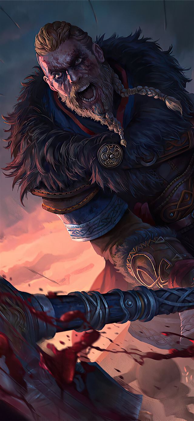 1125x2436 assassins creed valhalla eivor - xbox one games iPhone X Wallpaper