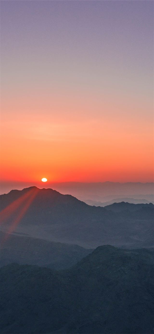 1125x2436 dusk evening sunset landscape 5k - landscape iPhone X Wallpaper