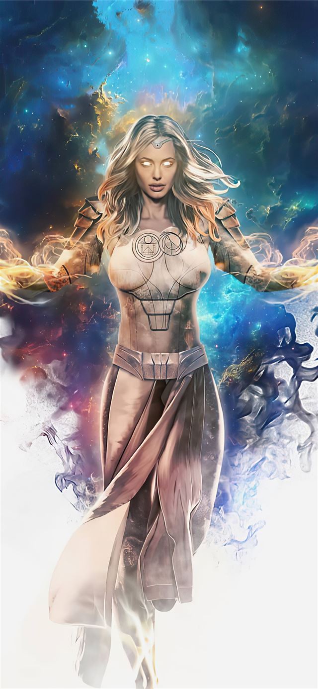 1125x2436 thena eternals - marvel iPhone X Wallpaper