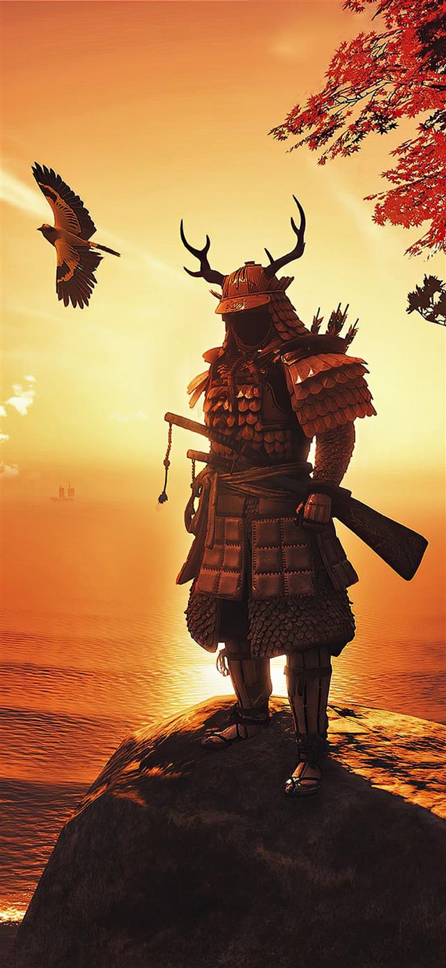 1125x2436 ghost of tsushima fan 4k - ghost of tsushima iPhone X Wallpaper