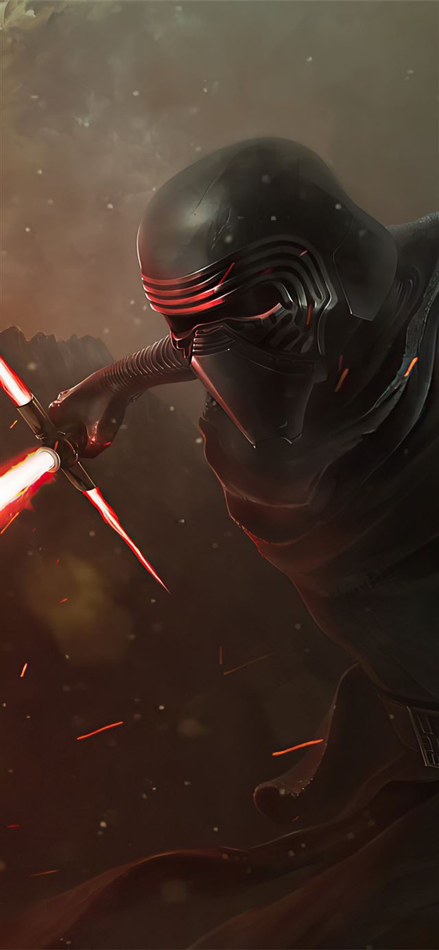 1125x2436 kylo ren star wars 4k 2020 - artstation iPhone X Wallpaper