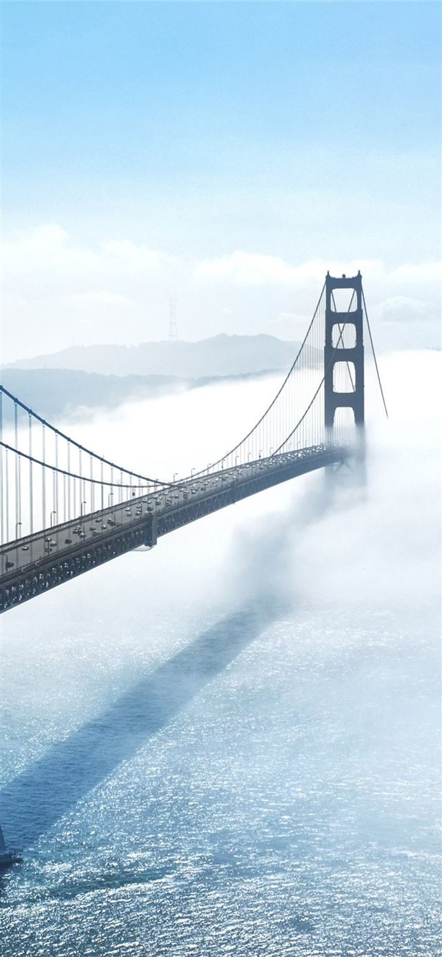 1125x2436 bridge over water body - 4k iPhone X Wallpaper