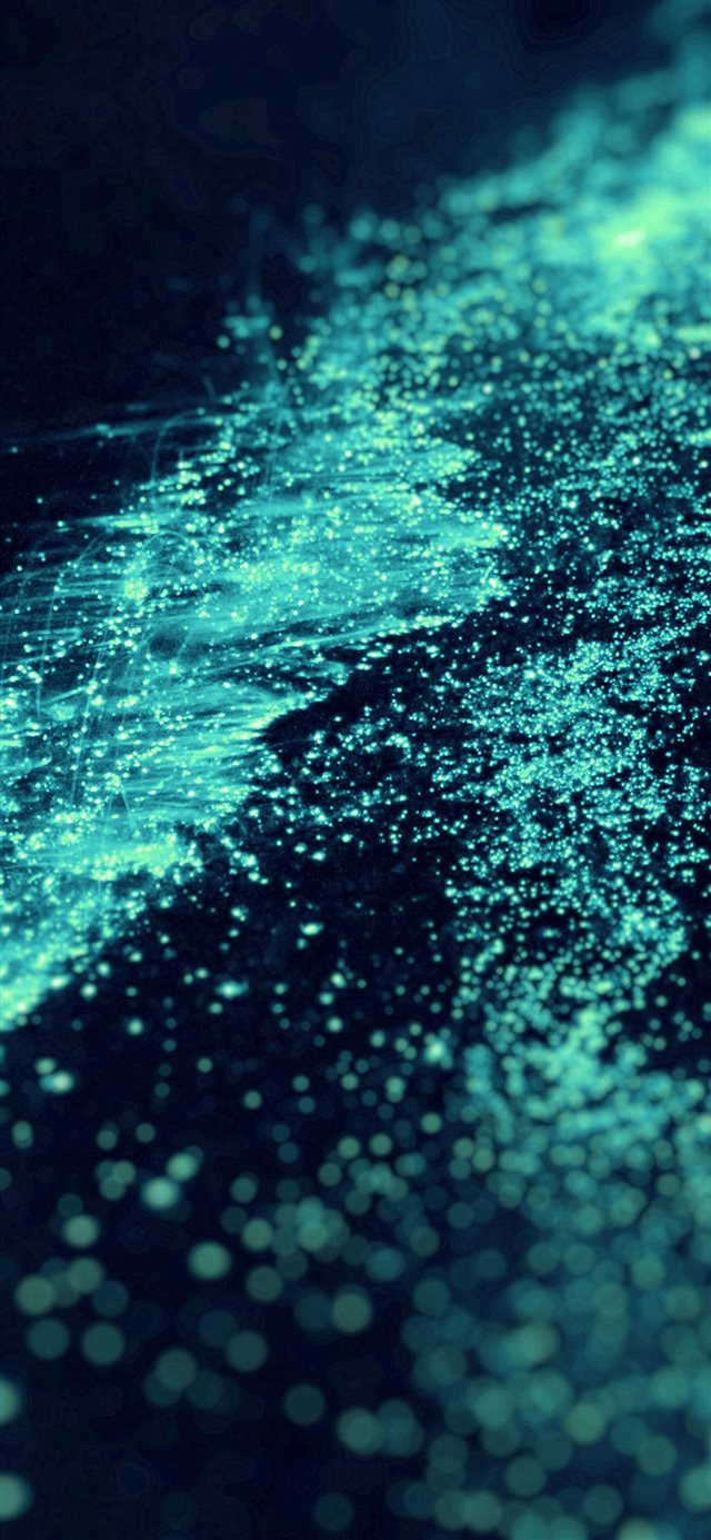 1125x2436 Sea Of Lights Dark Green Night Love Nature - night iPhone X Wallpaper