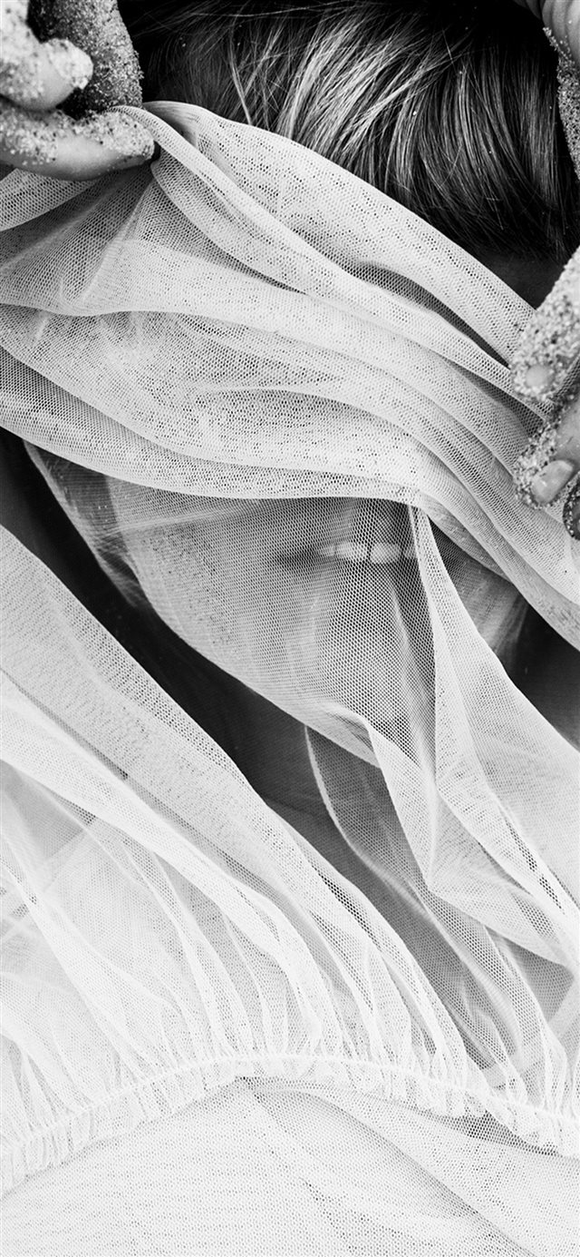 1125x2436 Bw Beauty Face Photo Illustration Art - illustration iPhone X Wallpaper