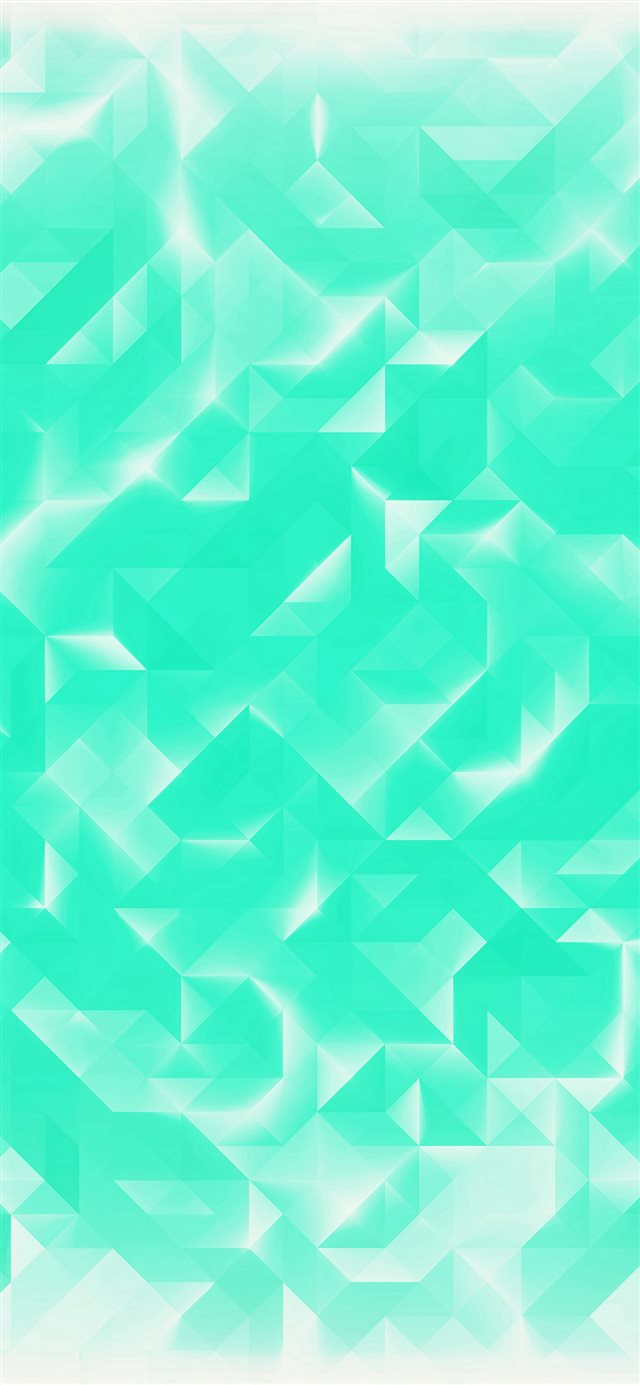 1125x2436 Green Polygon White Pattern - aesthetic iPhone X Wallpaper
