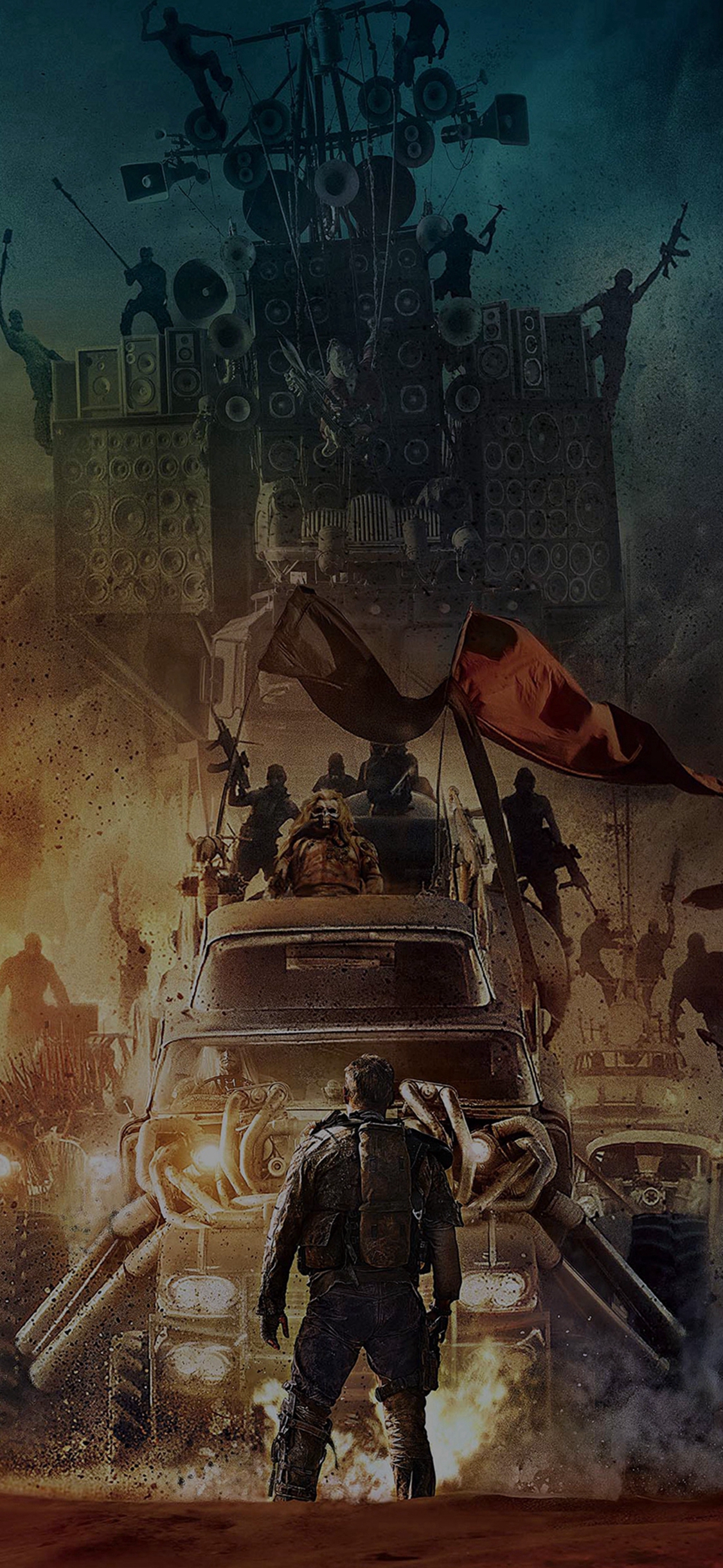 Poster Mad Max Furyroad Art Illust Dark Iphone X Wallpapers