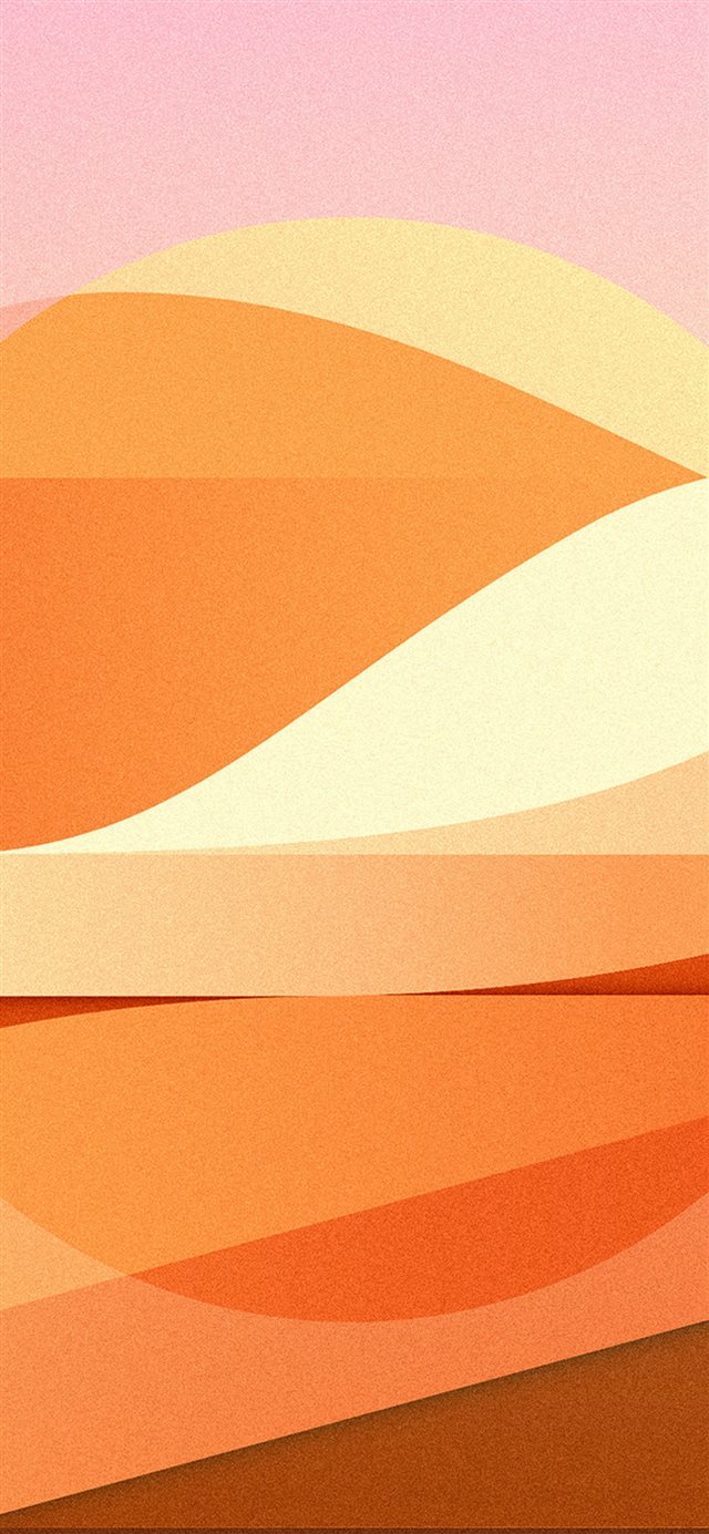 1125x2436 Sun Rise Pattern Background - orange iPhone X Wallpaper