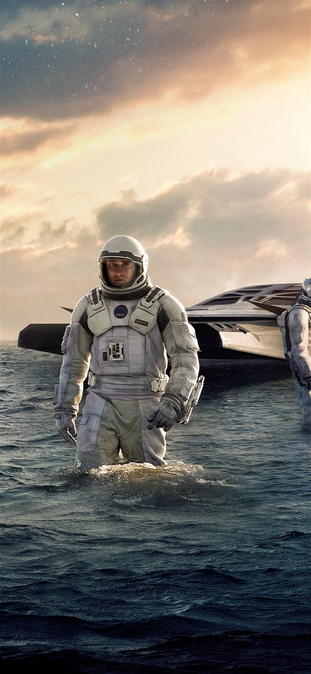 1125x2436 Interstellar Sea Film Space Art - film iPhone X Wallpaper