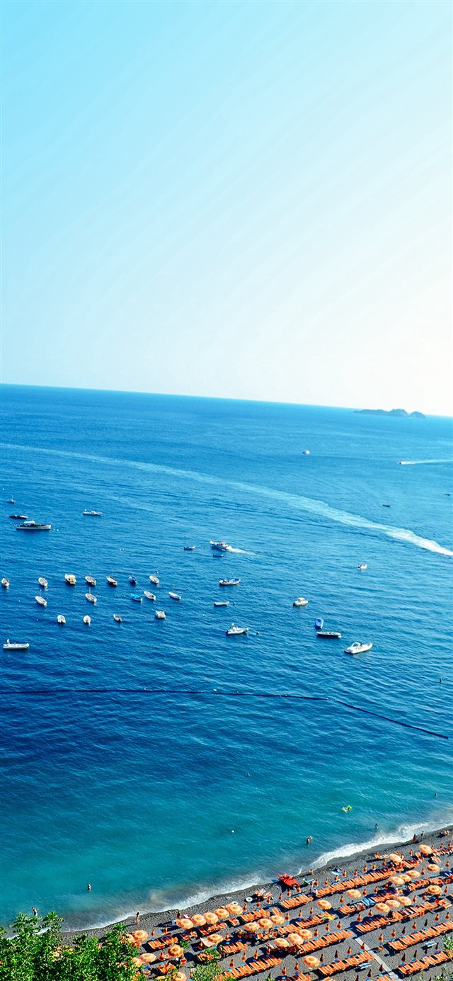 1125x2436 Europe Sea Blue Nature Beach Water - boat iPhone X Wallpaper