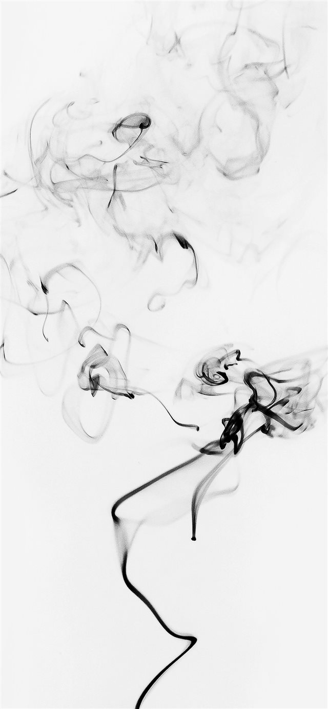 1125x2436 Smoke Bw White Minimal Black - aesthetic iPhone X Wallpaper