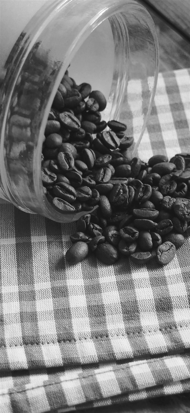 1125x2436 Coffee Art Life Nature Living Drip Dark Bw -  iPhone X Wallpaper