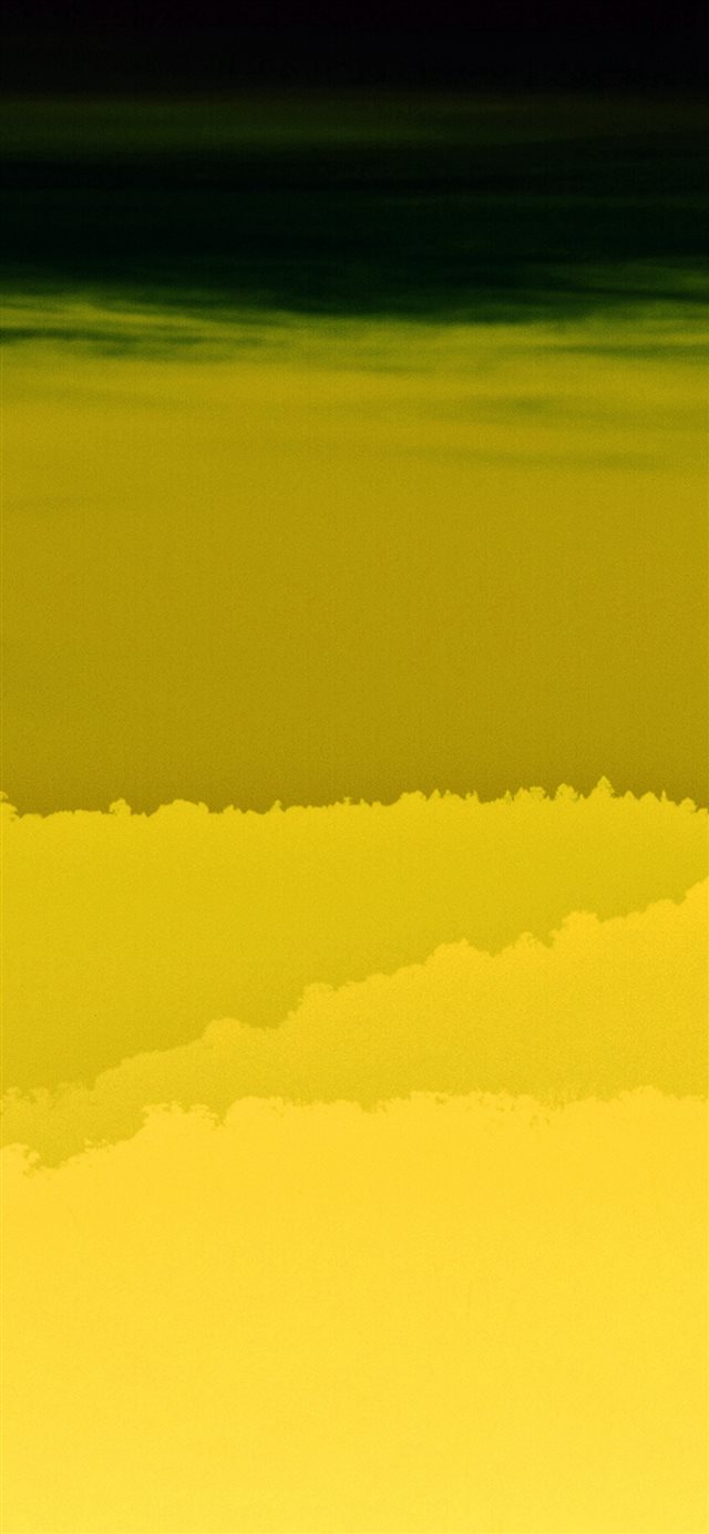 1125x2436 Yellow Mountain Morning Sunrise Nature - green iPhone X Wallpaper