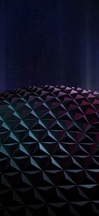 Polygon Planet Dark Digital Art Pattern wallpaper