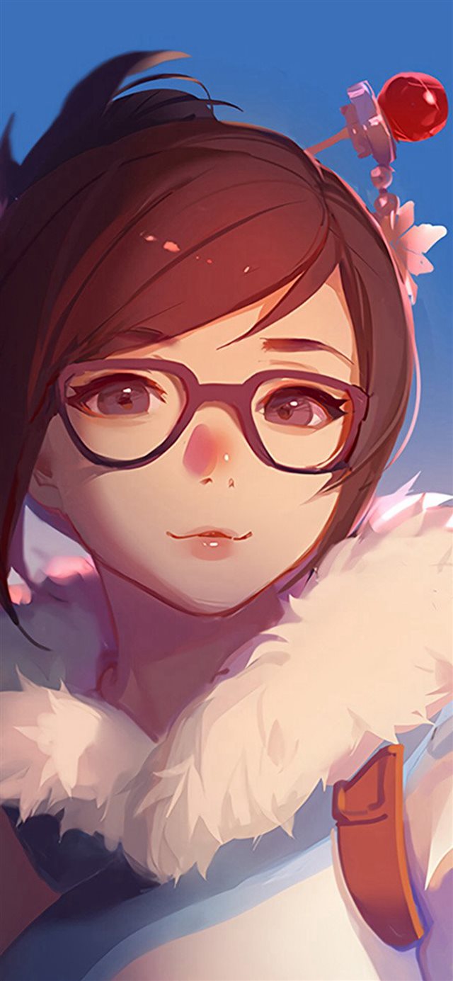 1125x2436 Mei Overwatch Game Art Illustration Cute - lovely iPhone X Wallpaper