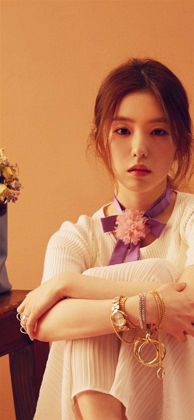1125x2436 Asian Girl Music Red Kpop - elegant iPhone X Wallpaper