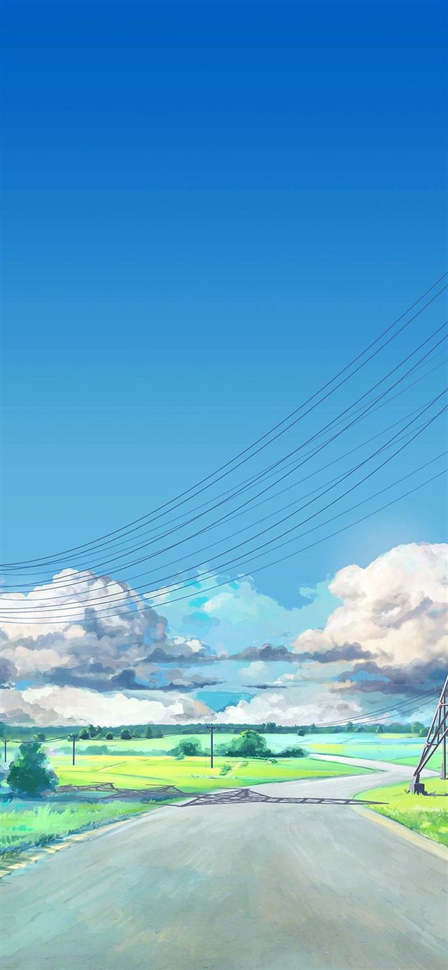 1125x2436 Sunny Sky Arsenic Art Illustration -  iPhone X Wallpaper