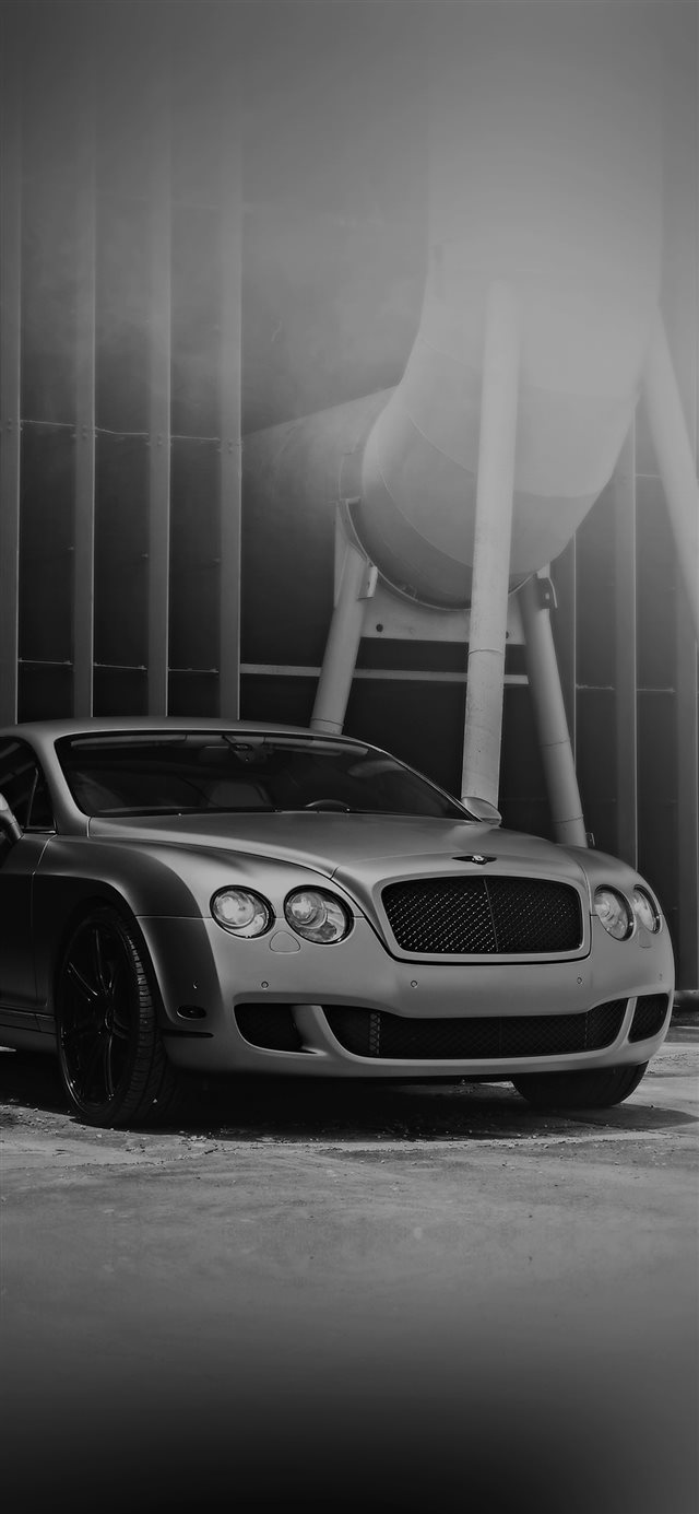 1125x2436 Bentley Motors Bw Dark Car Park Art City - city iPhone X Wallpaper