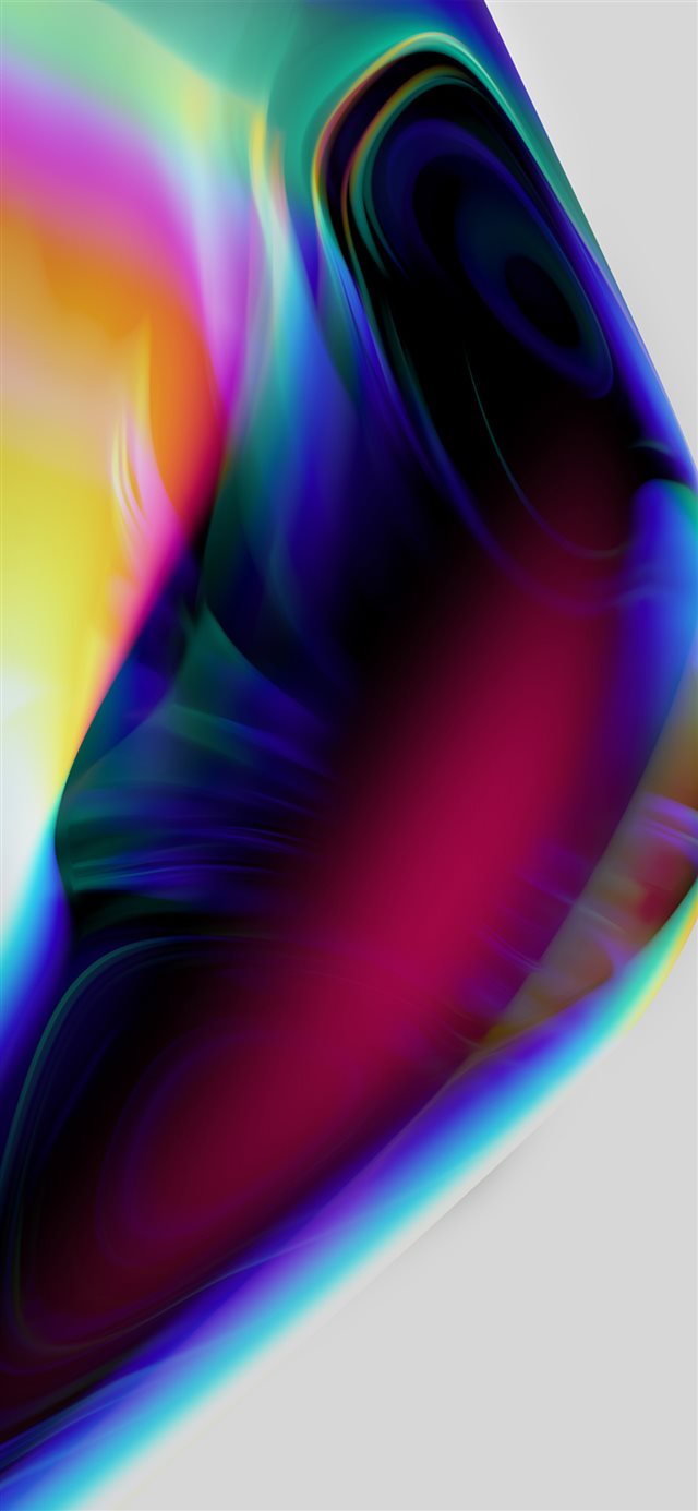 1125x2436 Rainbow Lens Background Color Art Illustration Digital -  iPhone X Wallpaper