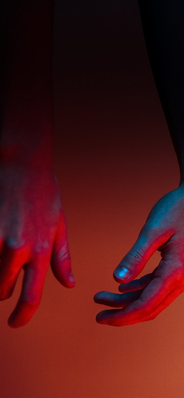 1125x2436 Hand Red Dark Nature -  iPhone X Wallpaper