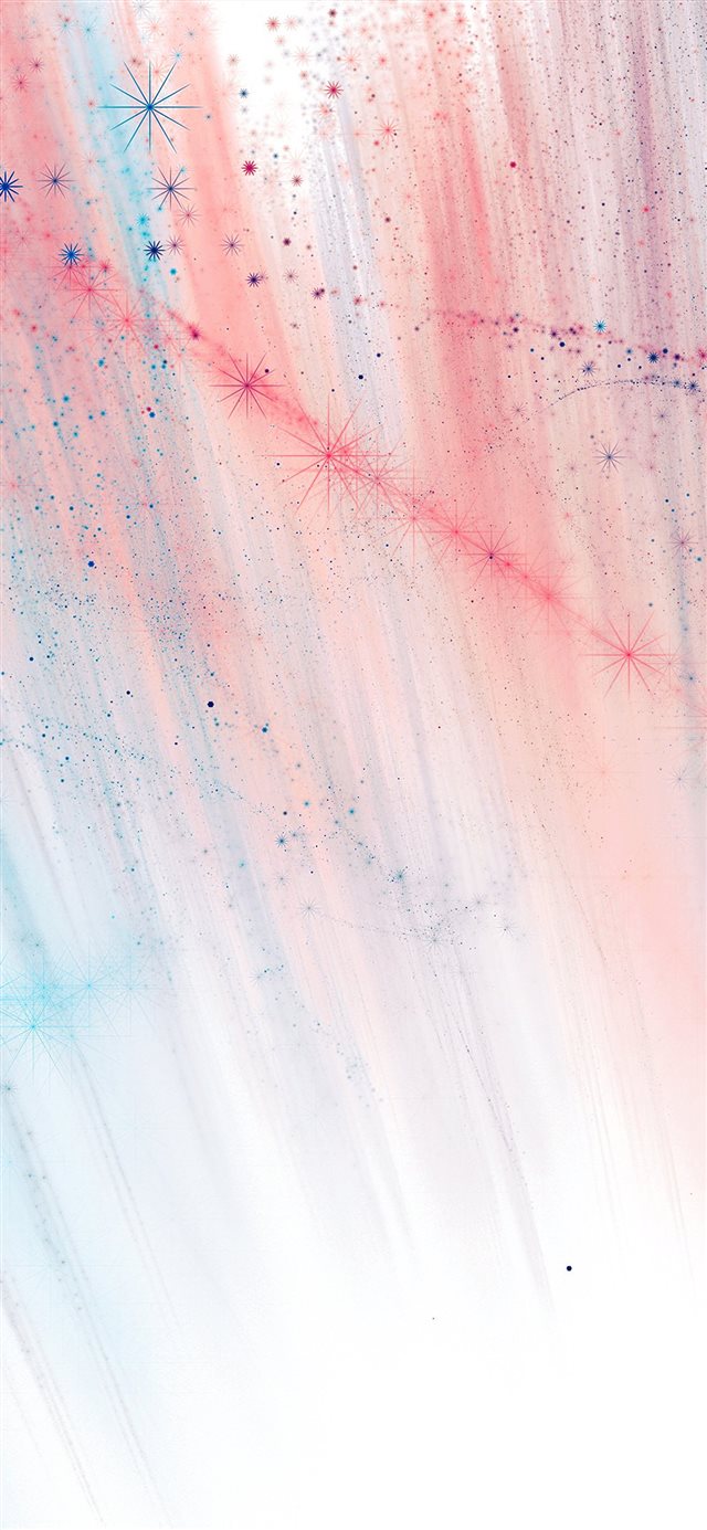 1125x2436 Light Star Beautiful Pattern White - blue iPhone X Wallpaper