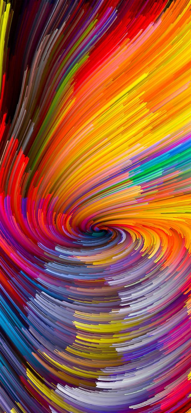 1125x2436 Digital Abstract Line Color Rainbow Pattern Background - background iPhone X Wallpaper