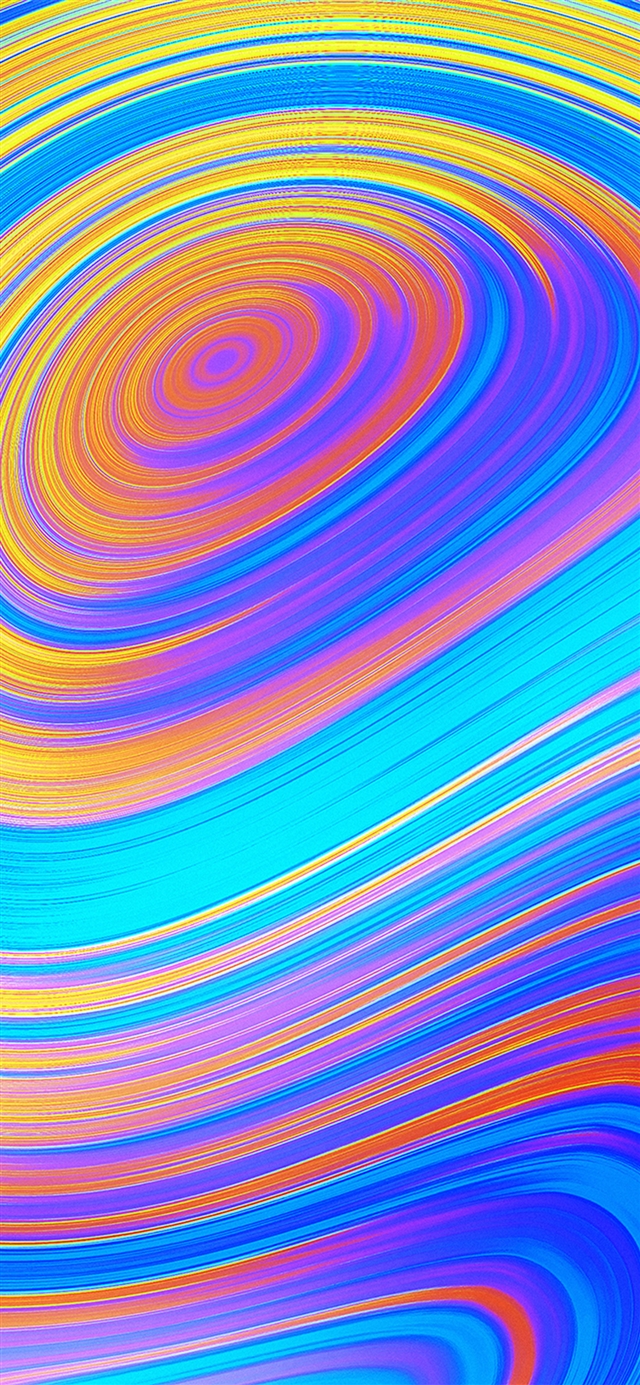 1125x2436 Fingerprint art - orange iPhone X Wallpaper