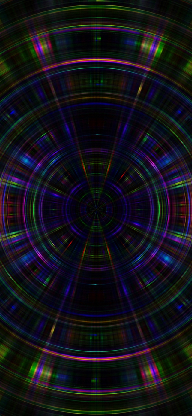 1125x2436 Psychic color circle abstract - purple iPhone X Wallpaper