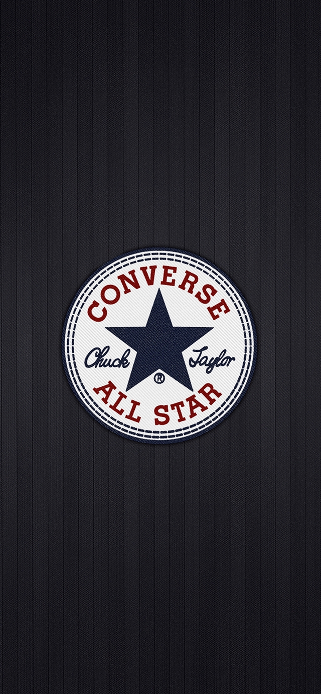 1125x2436 Converse all star logo - red iPhone X Wallpaper