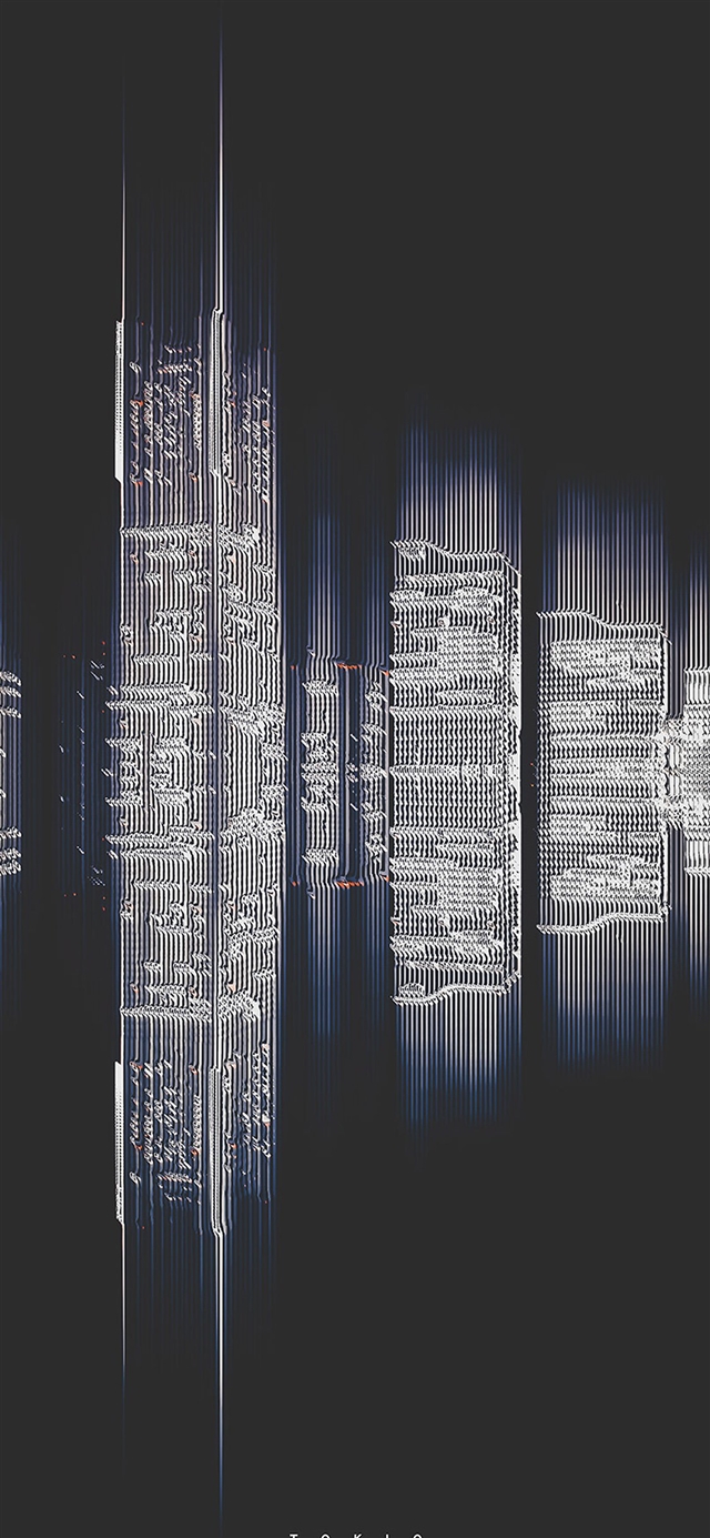 1125x2436 Tokyo building pattern  - background iPhone X Wallpaper