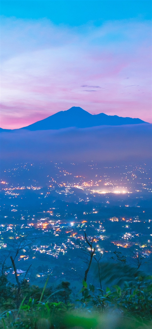 1125x2436 Light city - light iPhone X Wallpaper