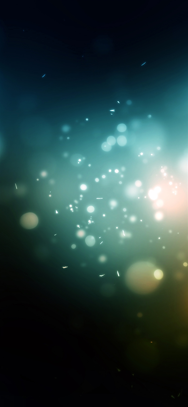 1125x2436 Bokeh green lights - bokeh iPhone X Wallpaper