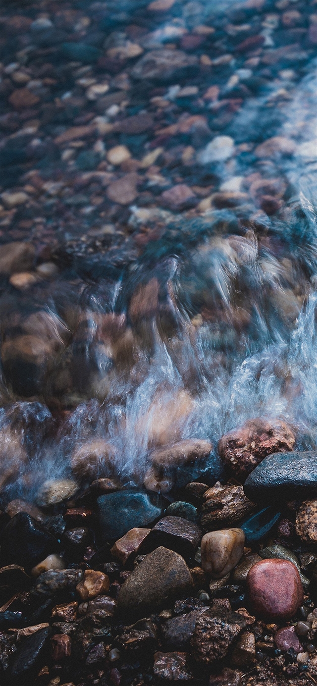 1125x2436 Stone washed river - gray iPhone X Wallpaper