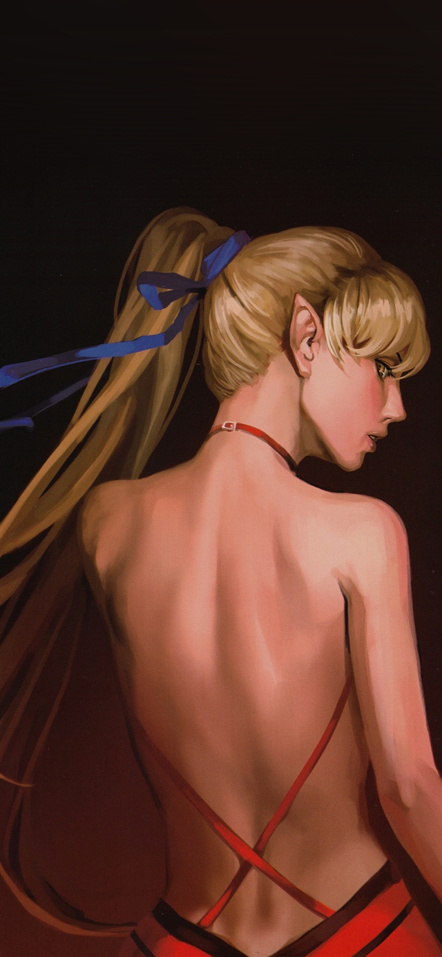 1125x2436 Girl sexy back -  iPhone X Wallpaper
