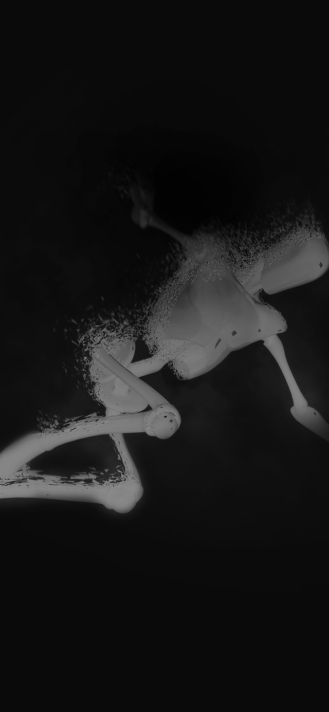1125x2436 Robot in water  - water iPhone X Wallpaper
