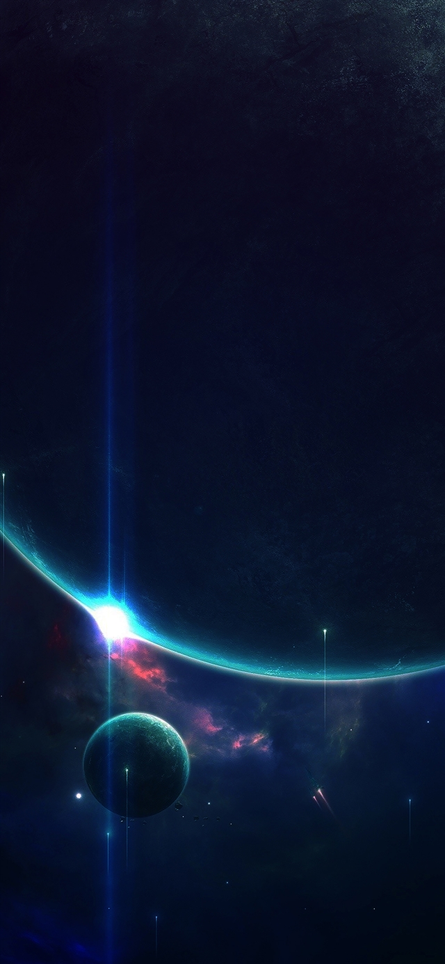 1125x2436 Space of mystery stars and blackhole - blackhole iPhone X Wallpaper