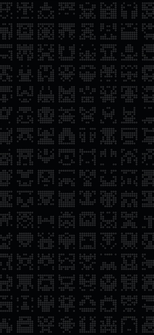 1125x2436 Alien symbol dark pattern - alien iPhone X Wallpaper