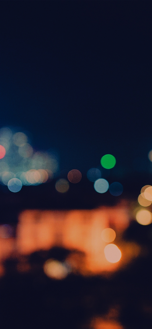1125x2436 Bokeh city night light - bokeh iPhone X Wallpaper