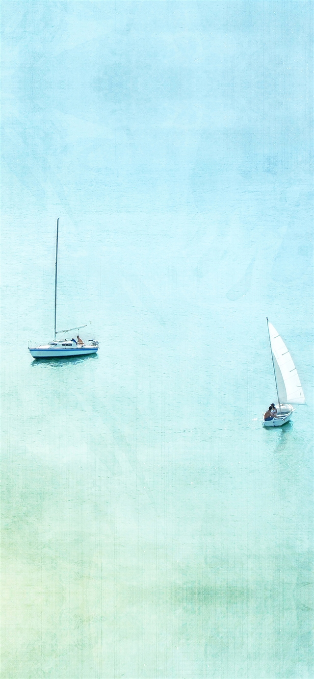 1125x2436 Day fun nature art - cyan iPhone X Wallpaper
