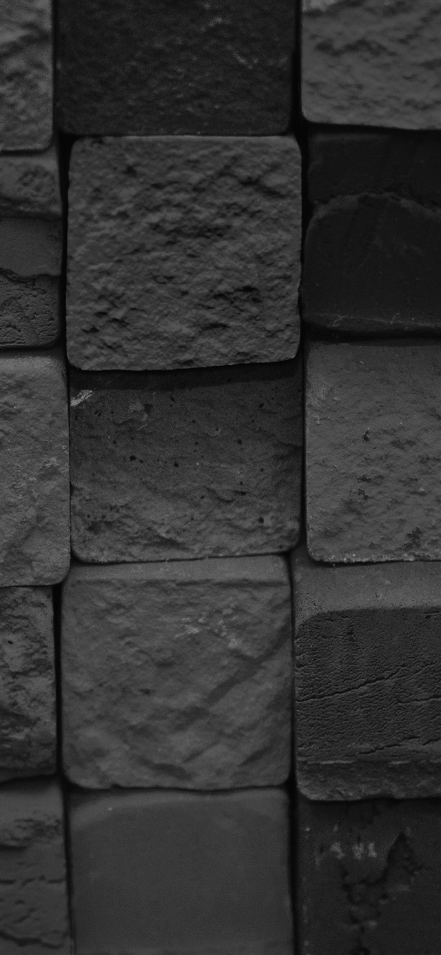 1125x2436 Color block art black pattern - block iPhone X Wallpaper