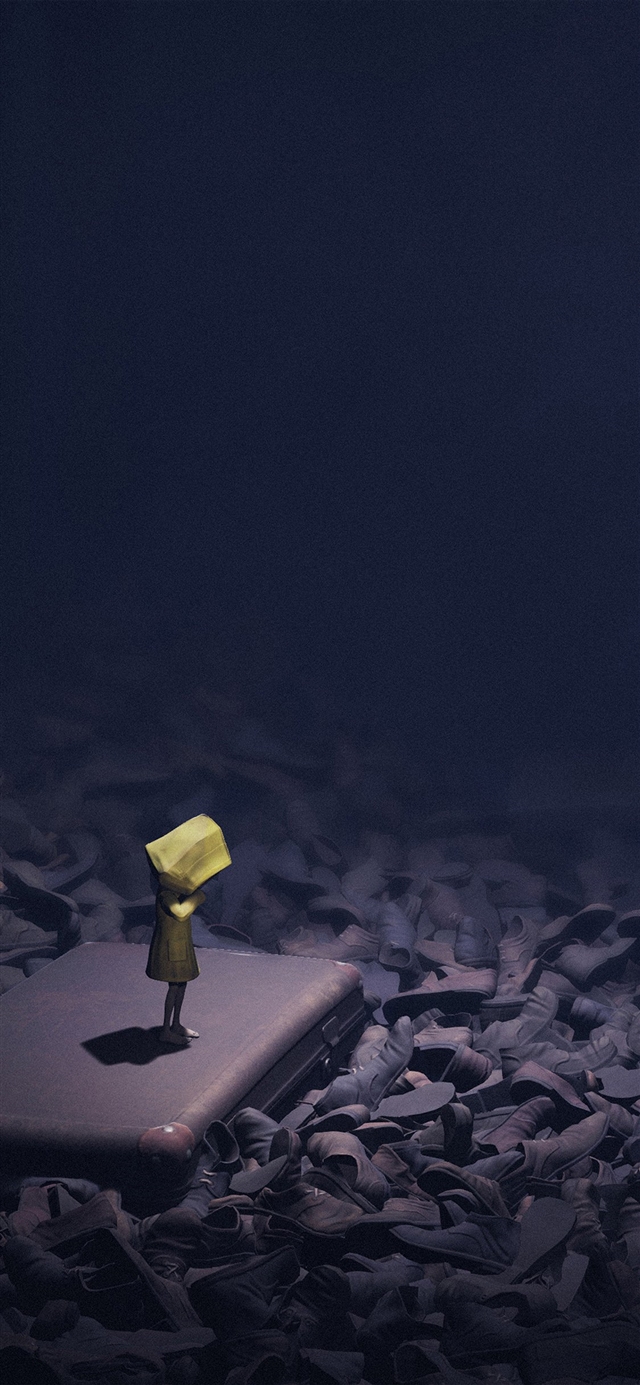 1125x2436 Little nightmares dark - yellow iPhone X Wallpaper