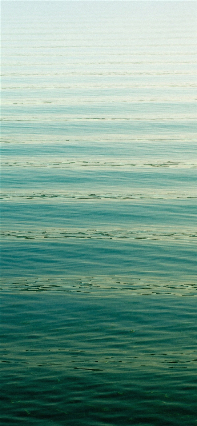 1125x2436 Sea water wave - cyan iPhone X Wallpaper