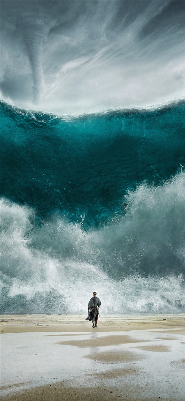 1125x2436 Exodus wave sea art film fllust - film iPhone X Wallpaper