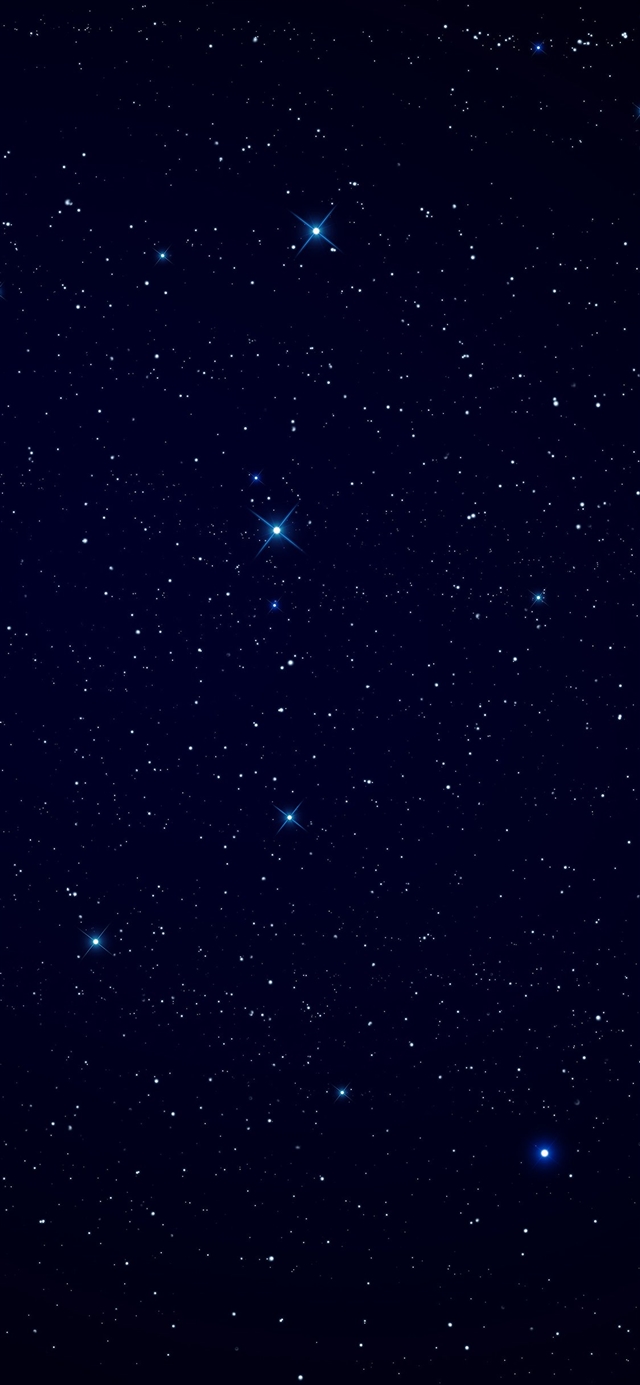1125x2436 Space star night dark -  iPhone X Wallpaper