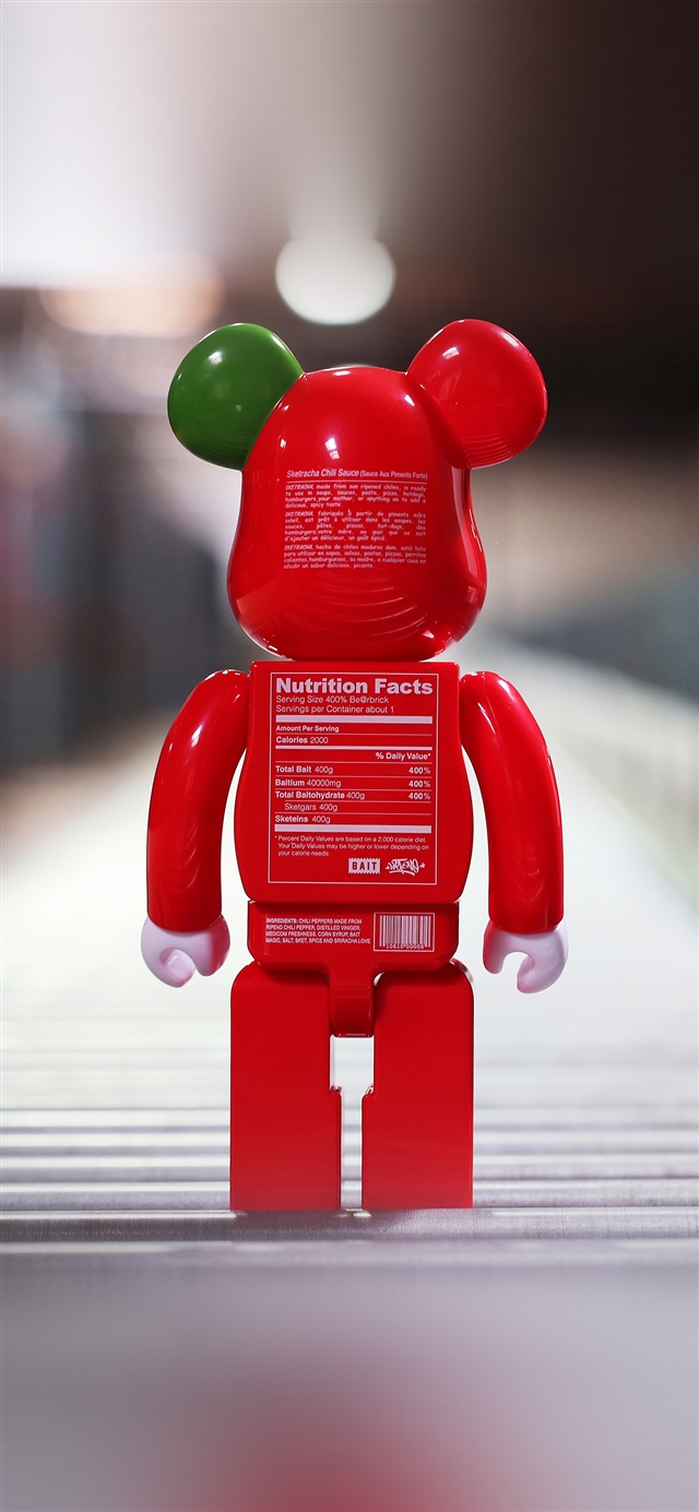 1125x2436 Toy red art - bokeh iPhone X Wallpaper