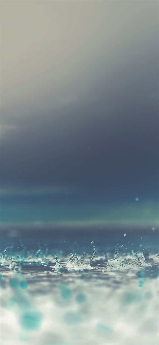 1125x2436 Rain drop - bokeh iPhone X Wallpaper