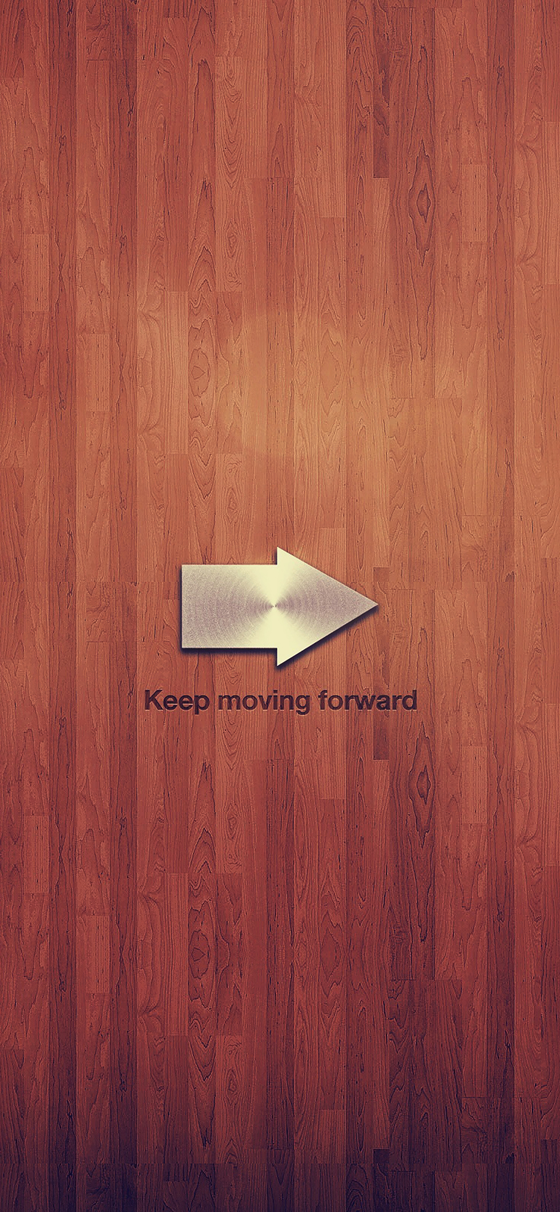 Keep moving forward blue quote tree